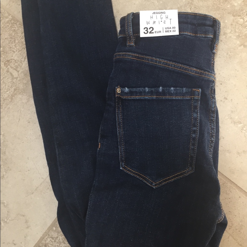 High waisted Zara jeggings